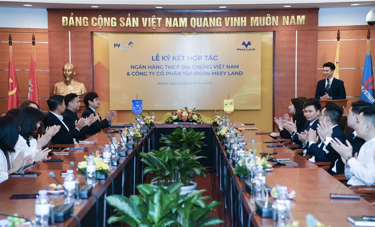 PVcomBank cùng Meey Land phát triển nền tảng tài chính số cho bất động sản