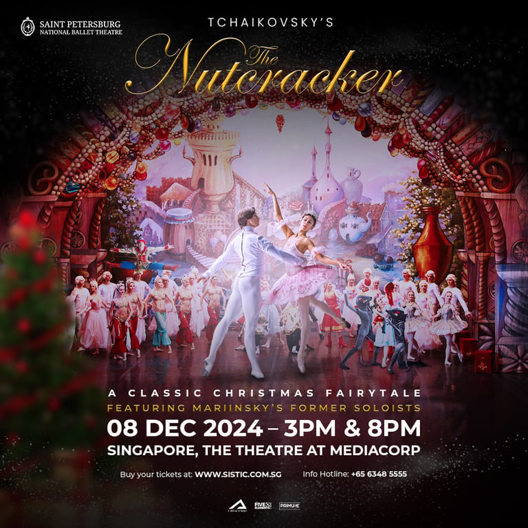 Crescendo and Saint Petersburg National Ballet Theatre Present: ‘The Nutcracker’ ASEAN Tour in Singapore