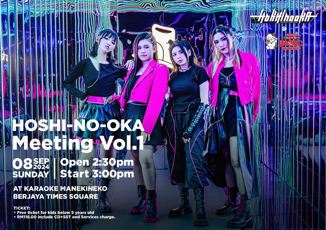 Hoshi-no-oka Meet and Greet: An Exclusive Fan Event at Karaoke Manekineko Berjaya Times Square