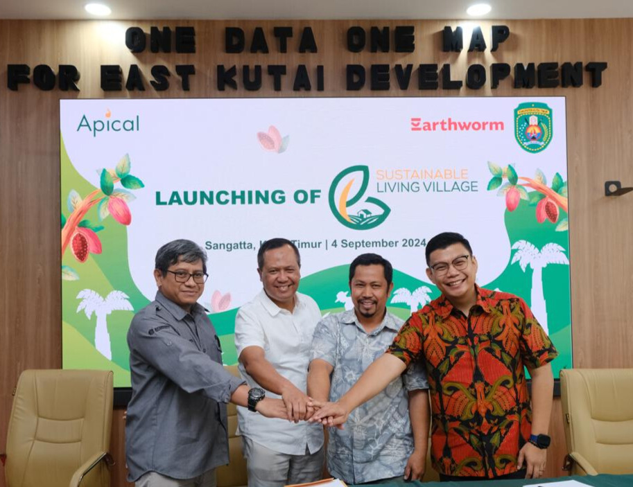 Apical dan Earthworm Foundation Bermitra dengan Pemerintah Kabupaten Kutai Timur untuk Perluas Program Sustainable Living Village