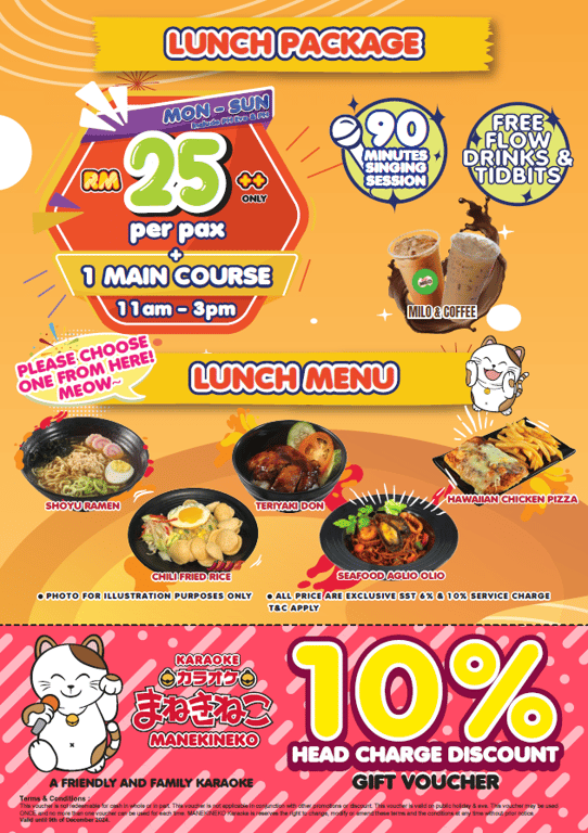 Enjoy Exclusive Discounts and Fun with Karaoke Manekineko’s Latest Promotions!