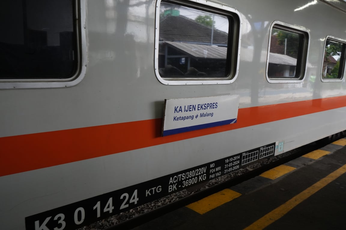 Setahun KA Ijen Ekspres, Angkut 271 Ribu Penumpang dan Adaptif Terhadap Kebutuhan Pelanggan