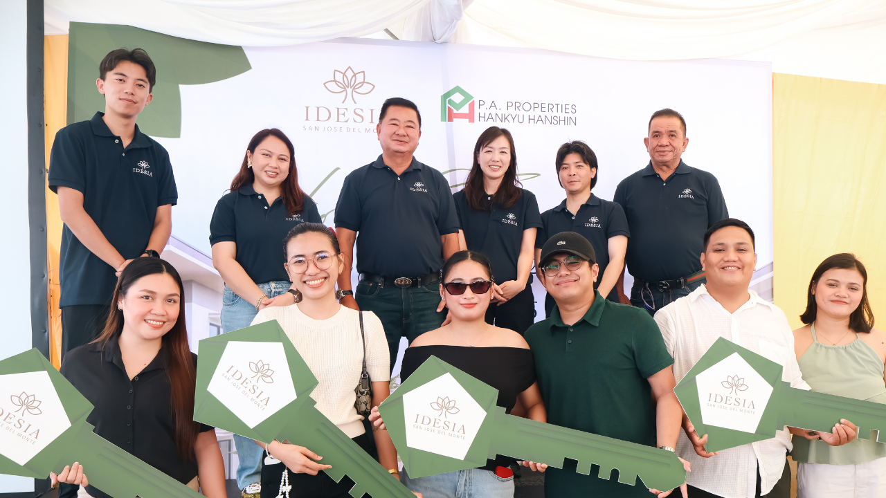 P.A. Properties Hankyu Hanshin welcomes first homeowners at Idesia San Jose del Monte, marking its debut in North Luzon