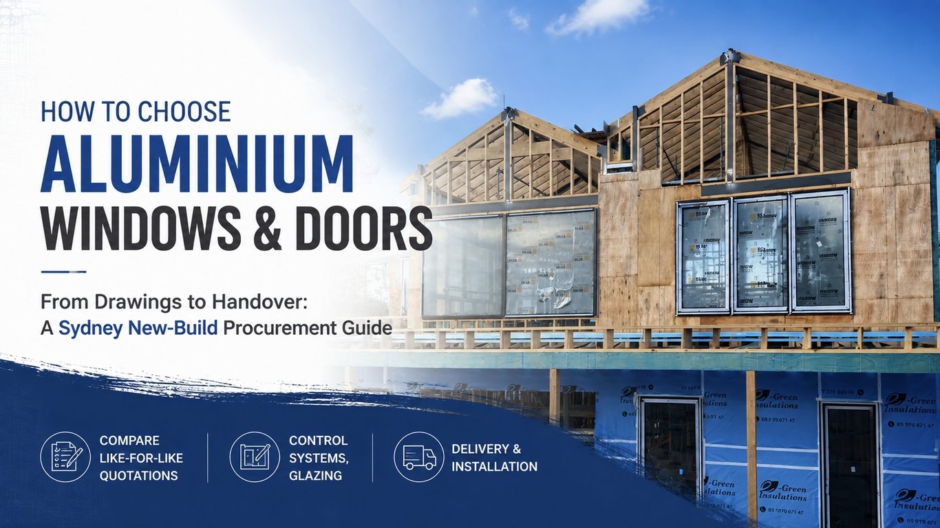 2026 Sydney New-Build Aluminium Windows and Doors: Six Suppliers to Compare by Delivery Readiness