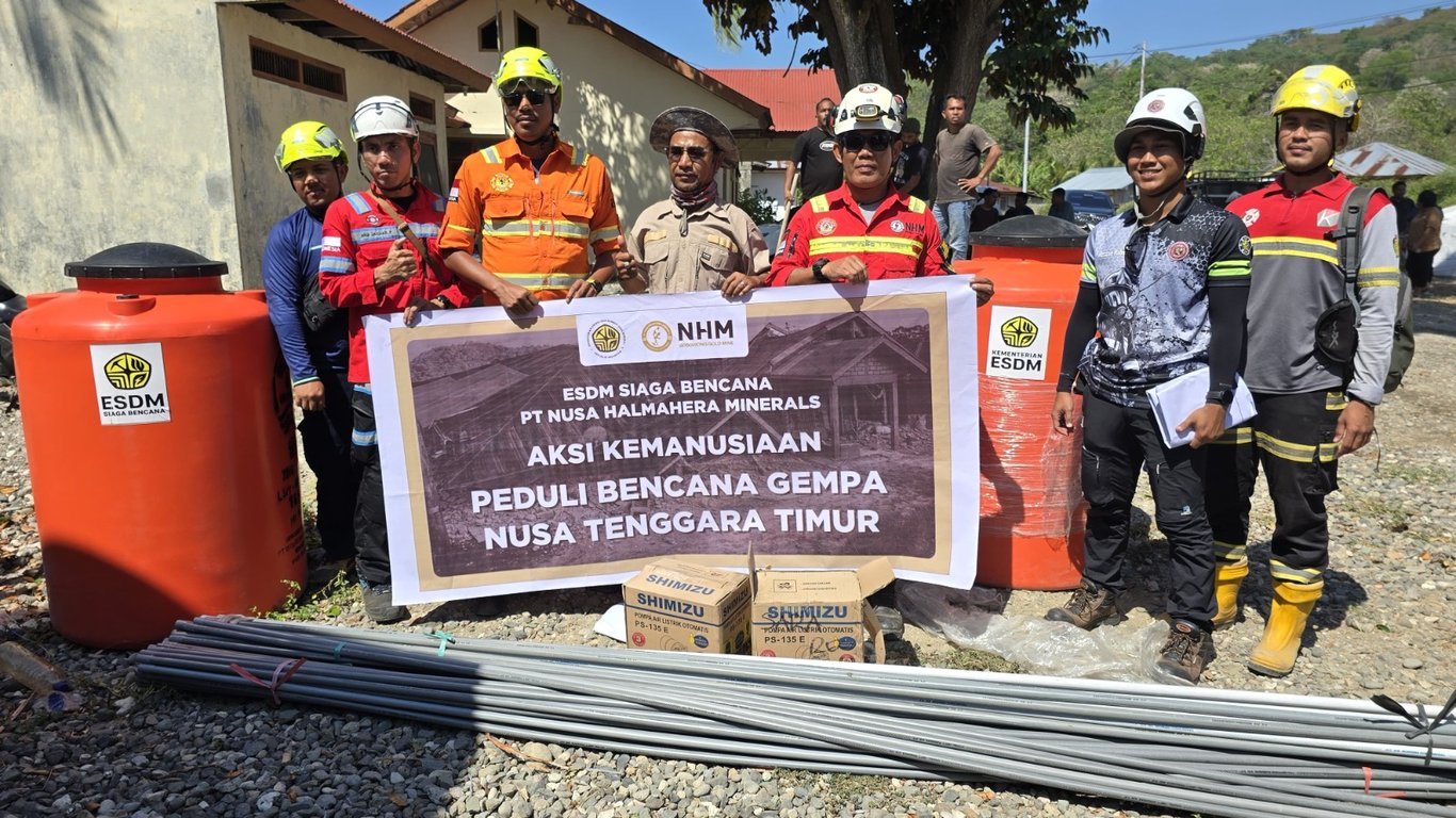 Menguatkan Semangat Kemanusiaan, NHM Menerjunkan Tim ERT Bantu Warga Terdampak Gempa M7,7 di Manggarai NTT