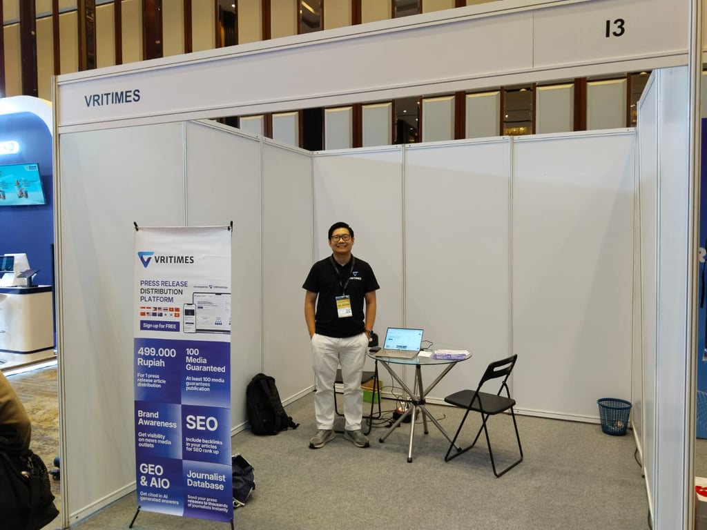 VRITIMES Kenalkan Pendekatan PR Modern untuk SEO dan AI Search di Indonesia Retail Summit & Expo 2026