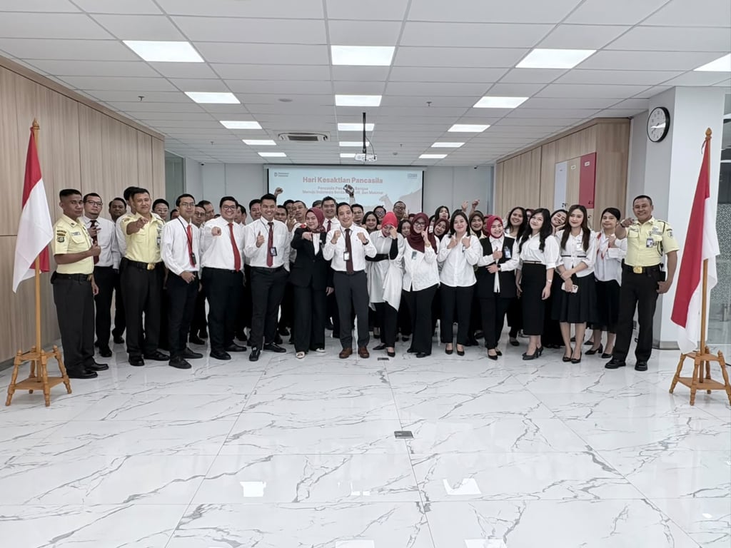 BRI BO Kelapa Gading Peringati Hari Kesaktian Pancasila dengan Khidmat dan Penuh Semangat Kebangsaan