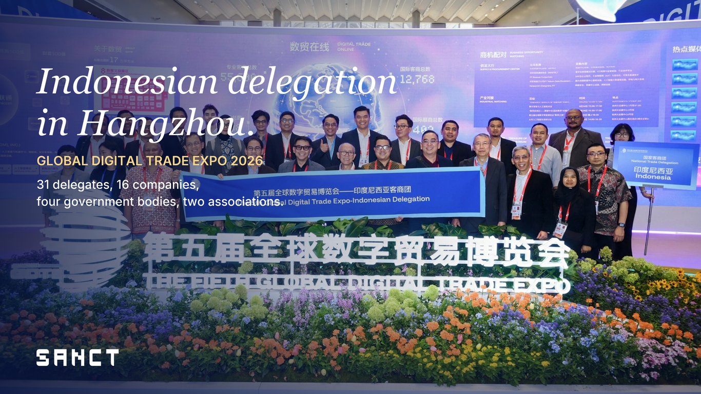Indonesian delegation of 16 companies, four government bodies and two associations attends Global Digital Trade Expo in Hangzhou
